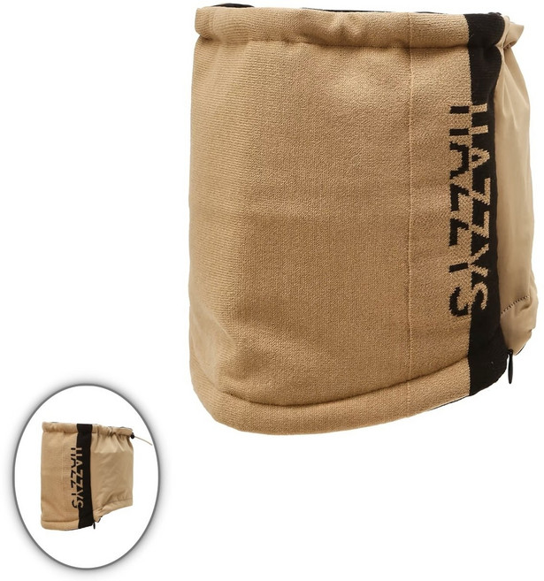 [국내백화점] 헤지스골프 남성 니트 패딩 소재 배색 넥워머 카멜, XXX