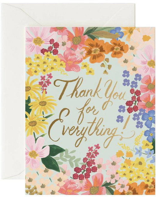 라이플페이퍼 Margaux Thank You Card 감사 카드, 단품