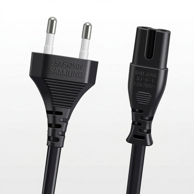 삼정 국산 AC 8자코드 케이블, 5m, 1개