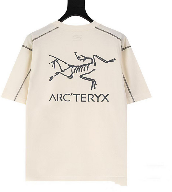 ARC TERYX SYSTEM-A SS26 남녀 공용 로고 프린트 아메리칸 레트로 반팔 티셔츠 클리프톤 28491