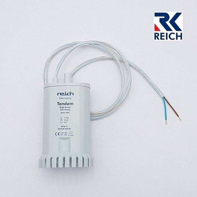 Reich 독일 라이히 정품 수중펌프 1.4bar 파워젯 파워제트 탠덤 하이파워 이중모터 트윈펌프, 1개