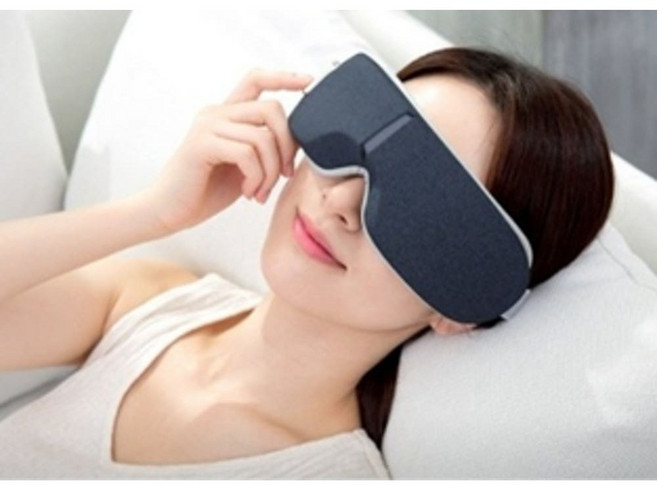 제스파 ZP4626 누니포근 무선 눈마사지기 온열 공기압 눈안마기, 블랙