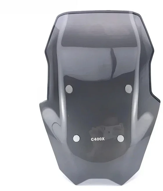 자동차타이어 호환 호환호환 C400X 모델에 한 바이크 오토바이 윈드 프로텍터 페어링, 02 GRAY
