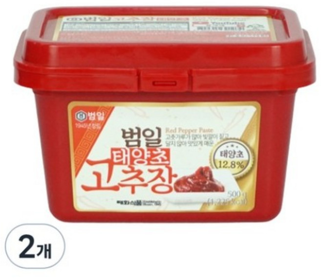 범일 태양초 고추장, 500g, 14개
