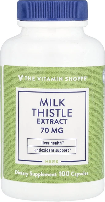 몸관리하세요 겨울입니다 The Vitamin Shoppe 밀크시슬 추출물 70mg 캡슐 100정 특별관리진행, TheVitaminShoppe밀크시슬추출물70mg캡슐1, 1 - 쿠팡
