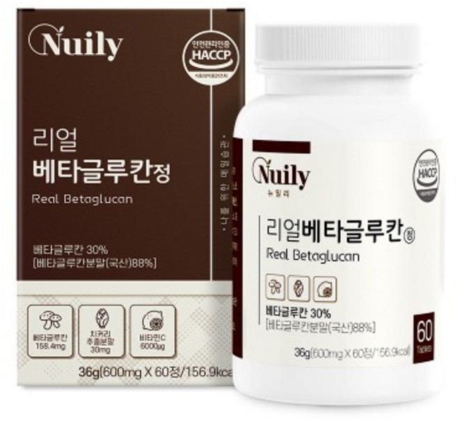뉴일리 리얼베타글루칸60정, 1개