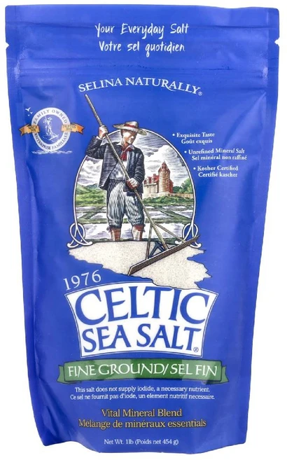 셀틱 씨 솔트 곱게 갈은 바이탈 미네랄 블렌드 454g 소금, 1개 - 쿠팡