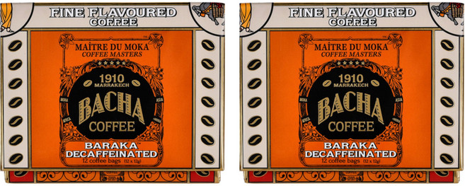 BACHA COFFEE 바라카 디카페인 커피 기프트박스, 12개입, 2개