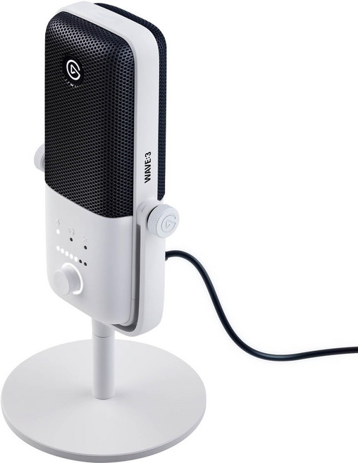 [Amazon.co.jp Wave:3 White - USB & MacPC 한정]Elgato 프리미엄 콘덴서 마이크 [화이트], 상세페이지 참조, 상세페이지 참조