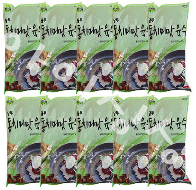 [아이싱싱] 담두 동치미육수, 350g, 10개