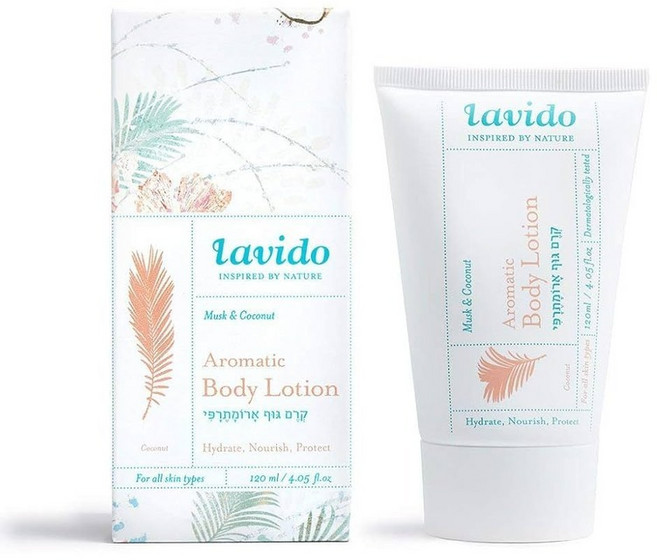 Lavido 芳香身體乳液 麝香與椰子 120ml, 1個