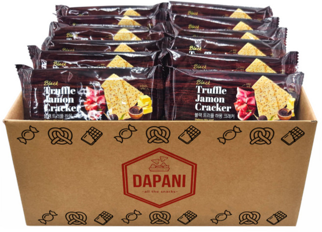 다파니 블랙 트러플 하몽 크래커 간식 개별포장 20개입