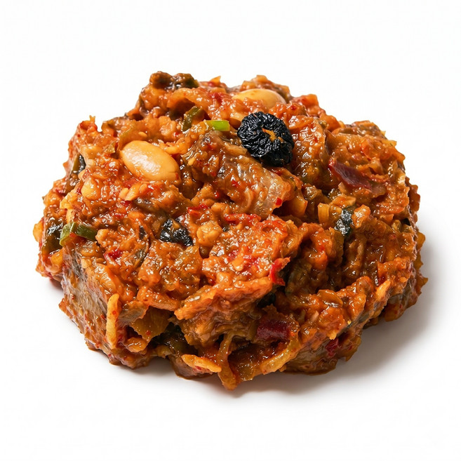 오밀리 표고 땡초장 250g 비빔 밥 장 소스 밥에비벼먹는 밥도둑 수제쌈장, 1개