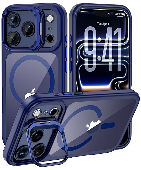 BAOHUZHE 카메라 보호 마그네틱 거치대 휴대폰 케이스 아이폰 호환 가능 1개