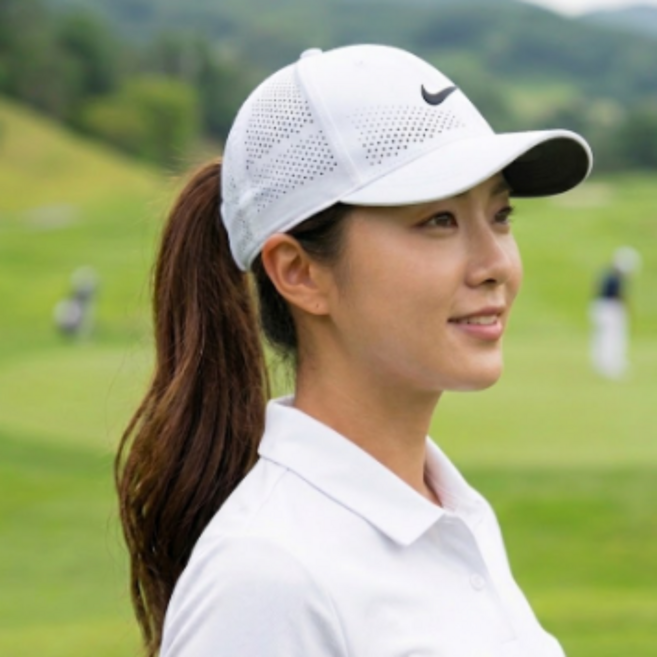 [ 나이키 ] 골프 공용 모자 스우시 화이트 대두 캡 운동 헬스