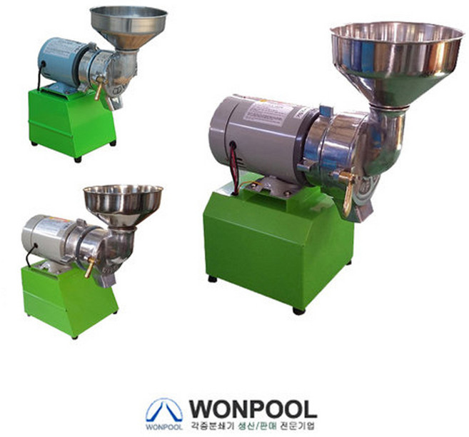 도토리분쇄기 콩국수 두유기계 원뿔산업 WP-8 (3마력)