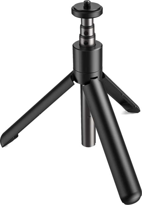 호환 EMEET 데스크탑탁상 웹캠용 휴대용 삼각대 전문가용 미러리스 카메라 범용 웹 휴대폰 고프로용 미니, 검은색, 1개