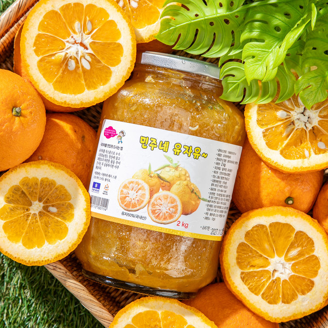 제철밥상 생유자 통째로 담은 고흥 유자청, 1세트, 1개입, 1kg