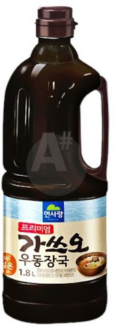 면사랑 프리미엄 가쓰오우동장국 1.8L X 6개 iri298HK, 1개, 1g, 1ml