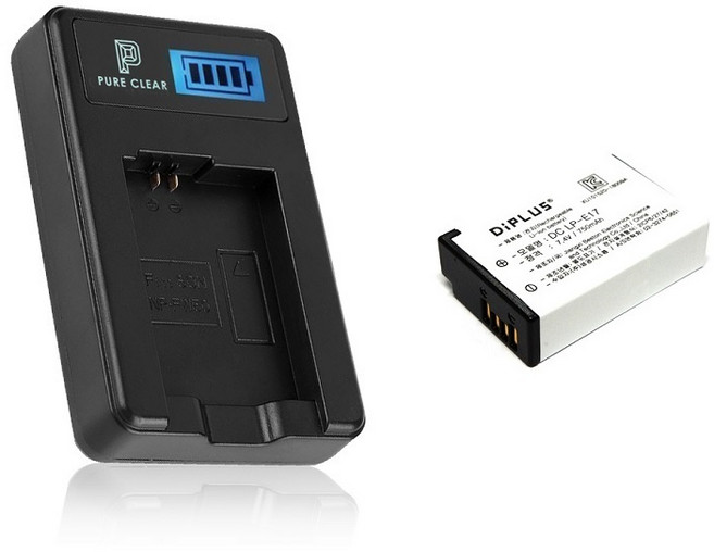 캐논 LP-E17 배터리+충전기 EOS 200DII 200D 800D 850D 760D 750D 77D, 캐논 LP-E17 싱글충전기+호환배터리1, 1개