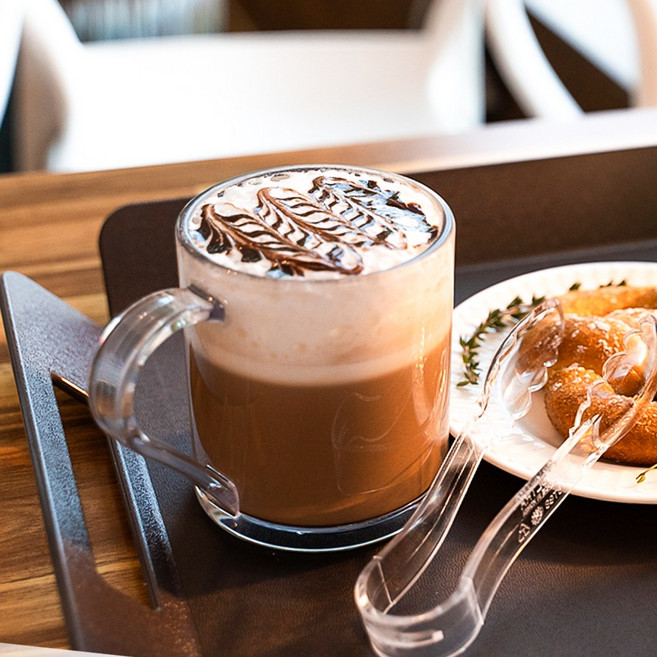 국산 트라이탄 머그컵 16oz 470ml 캠핑 업소용 가정용 젖병소재 깨지지 않는 투명 물컵, 5개