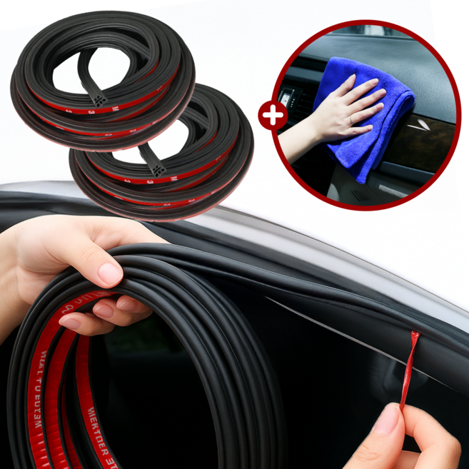 문틈가드 철통같은 풍절음 소음 차단 자동차 고무 몰딩 도어가드 본넷 트렁크 윈드키퍼, 1개, 블랙