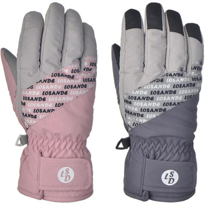 에트나로잔데 여성 보드장갑 스키장갑 DSH1103, GY_다크그레이(L), 1개