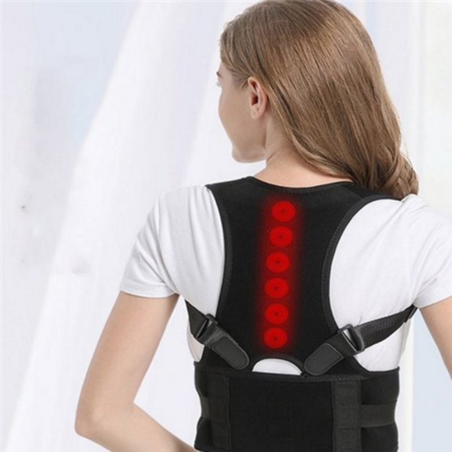 자세 교정기 바른자세 굽은 허리 자세 밴드 어깨 교정 교정용 보호대 컴퓨터 보정 코어 운동 강화 재활