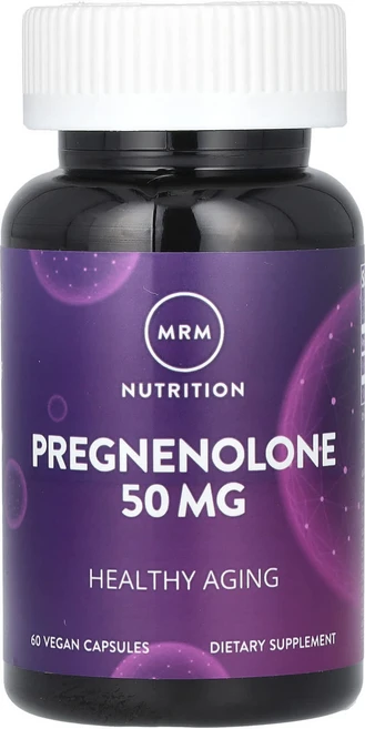 MRM Nutrition 프레그네놀론 50mg 60 베지캡슐, 5개, 60정 - 쿠팡