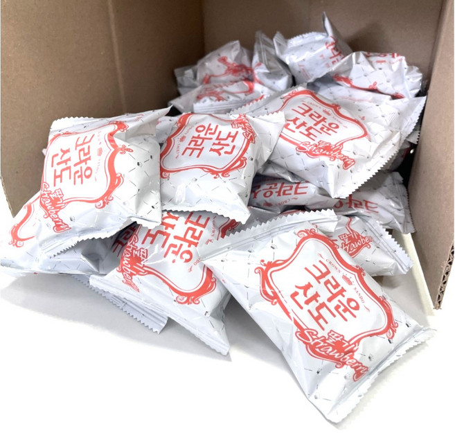크라운 산도 딸기크림치즈, 20g, 32개