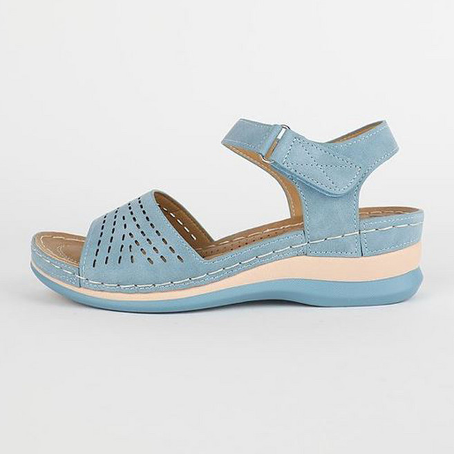 제이슈 너무 가벼운 통굽 플랫 샌들 4.5cm