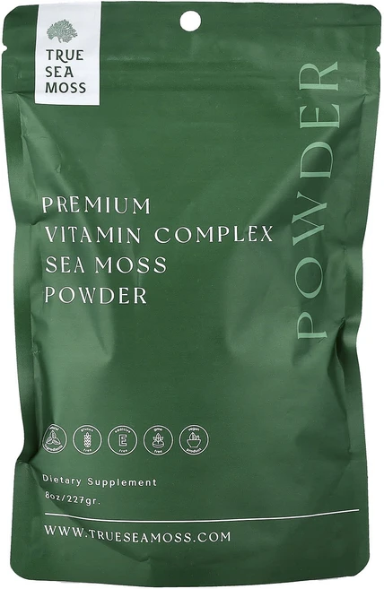행복하고 건강하게 True Sea Moss 프리미엄 비타민 복합체 바다이끼 분말 227g(8oz) 백년회로하세요, TrueSeaMoss프리미엄비타민복합체바다이끼분말227 - 쿠팡