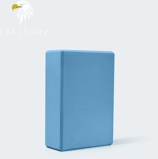 이글웨이 요가블럭 EVA 요가벽돌, 1개, 블루