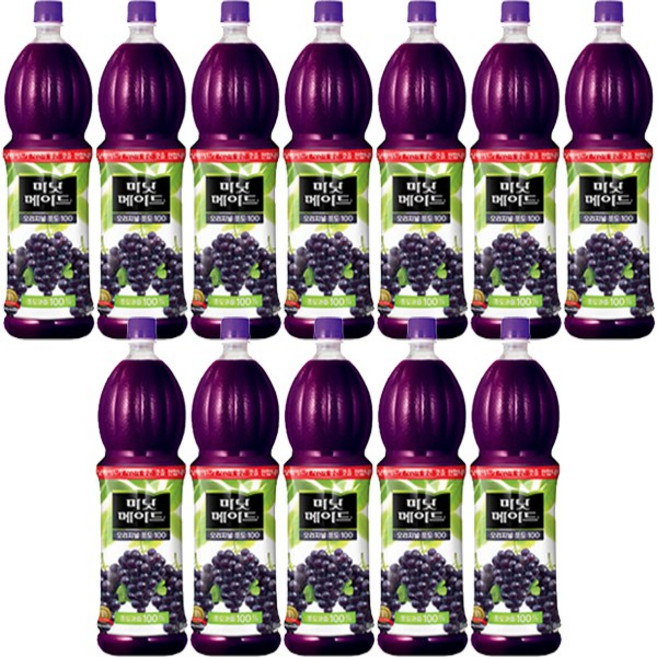 [코카콜라] 미닛메이드 PET 1500ml 12개, 1.5L