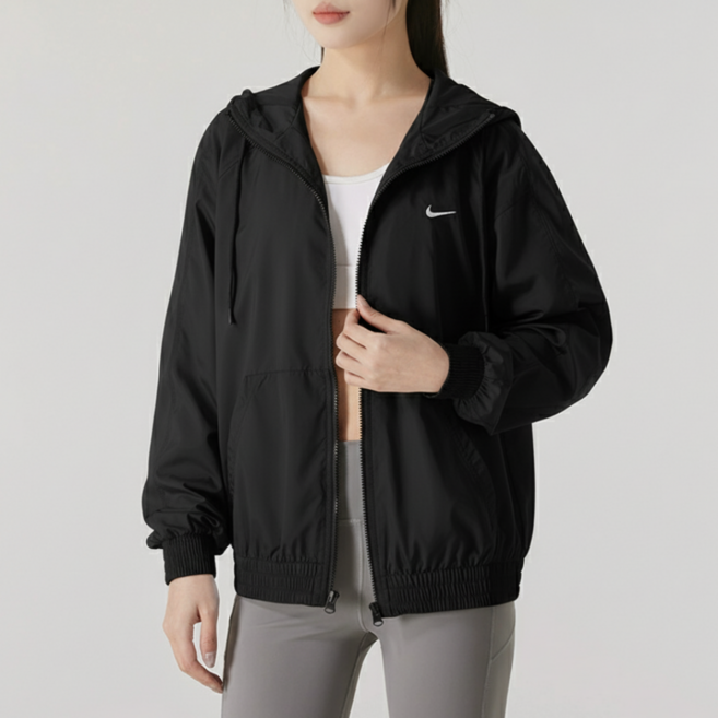 [국내매장정품]나이키바람막이 여성 루즈 후드재킷