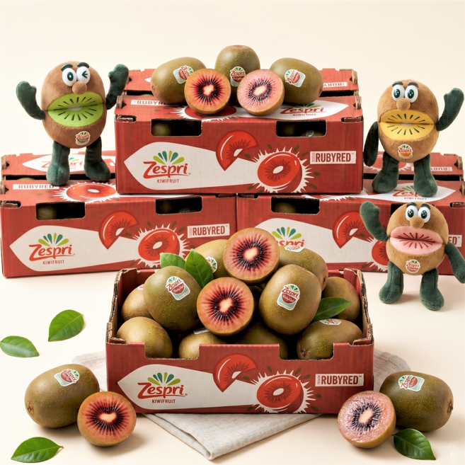 [SNS대란]봄시즌한정 보석품은 초고당도 제스프리 루비레드키위, 1박스, 중과 (개당85g 내외) 10과