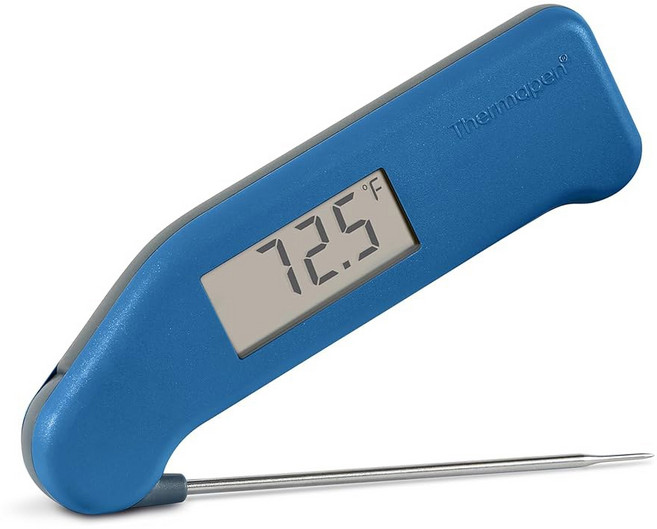 써모웍스 클래식 써모펜 고평가 즉석 판독 온도계 - 카이엔 페퍼 레드, 노티컬 블루, 1개