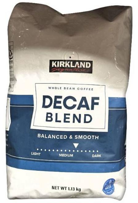 <식자재랜드>코스트코 커클랜드 시그니춰 디카페인 블렌드 원두 1131g 로스팅홀빈, 1.26kg, 홀빈(분쇄안함), 1개