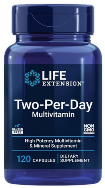 멀티비타민 투 퍼 데이 라이프익스텐션, 120정, 1개