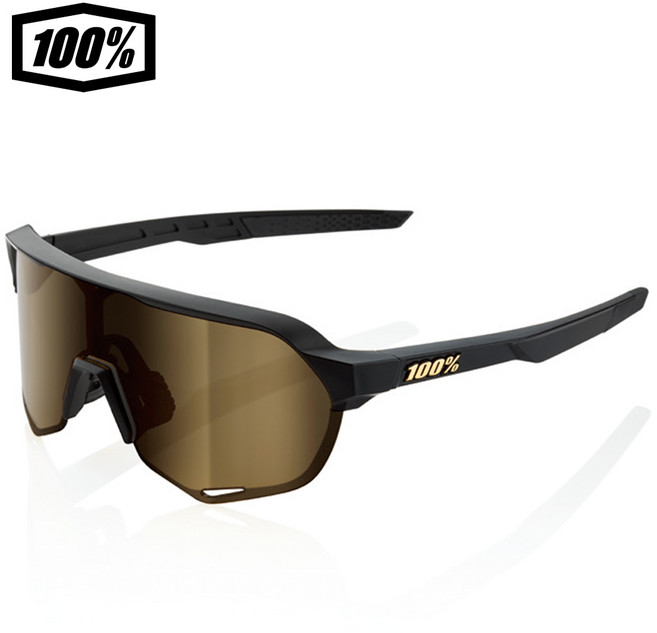 100% S2 고글 선글라스 정식수입품, 매트블랙/골드(60006-00003), 1개