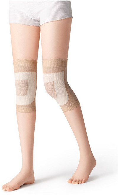 캐시웨이 얇은 무릎 보호대, 베이지, 1세트