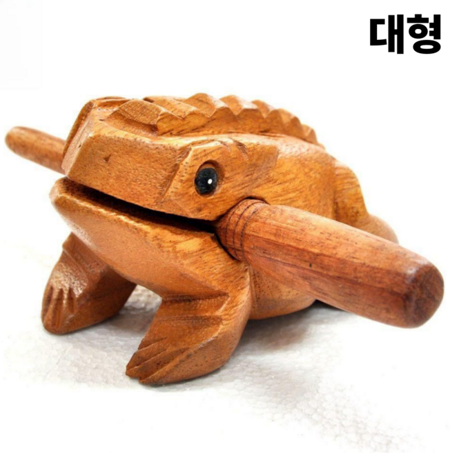 두꺼비 목탁 개구리 나무 불교 공예 인테리어 장식품 집들이 개업 선물