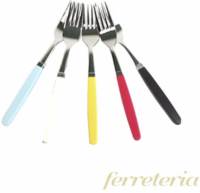 페레테 알록달록 칼라 포크 디너포크 케익포크 파스타포크, 스카이블루