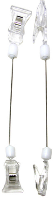 쇼클립(양쪽집게중/철사봉100) [3966]