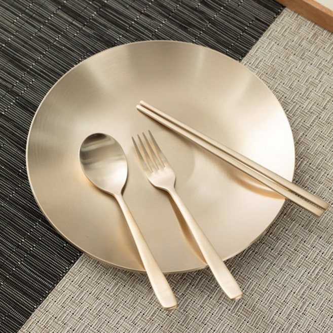 놋결 방짜유기 놋그릇 (어린이스푼+젓가락+포크) 세트 무료각인+포장박스, 없음, 유기, 1세트, 스푼+젓가락+포크