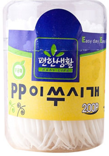 상세페이지참고 _FFF 1편한생활이쑤시게PP원형200P_요지_꼬지_산적_꽂이_이쑤시개, 1개, 1개