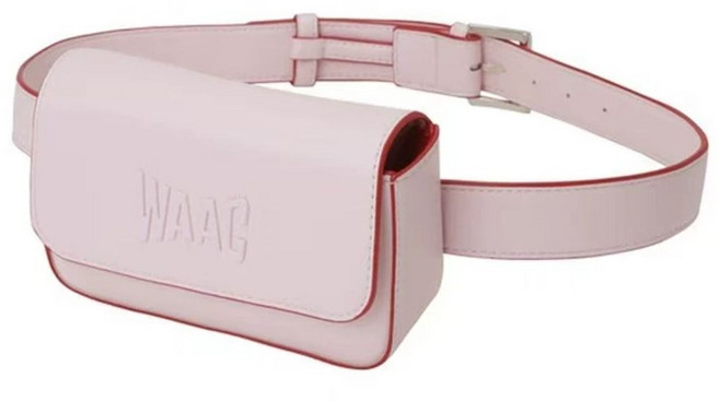 거리측정기파우치 골프힙색 골프벨트백 골프허리백, 핑크색, 1개