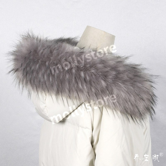 모피 라쿤털 여우털 리폼 폭스퍼 모자털 교체 페이크 패딩 후드