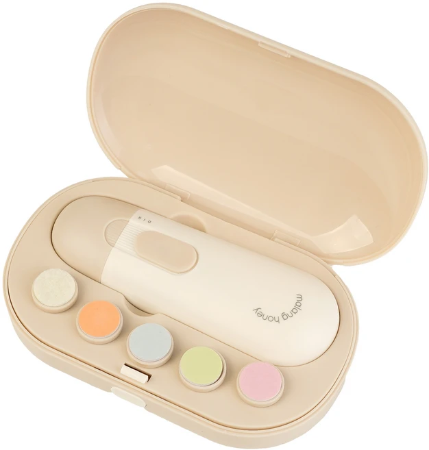 말랑하니 유아 네일트리머 손톱정리, 1개, 밀크베이지 - 쿠팡