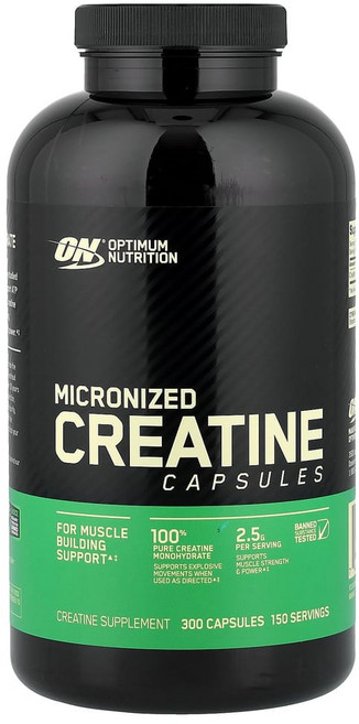 옵티멈뉴트리션 크레아틴 2500mg 캡슐, 300정, 1개